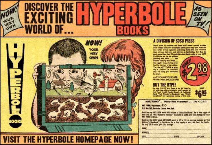 hyperbole Hyperbole is the greatest thing ever!